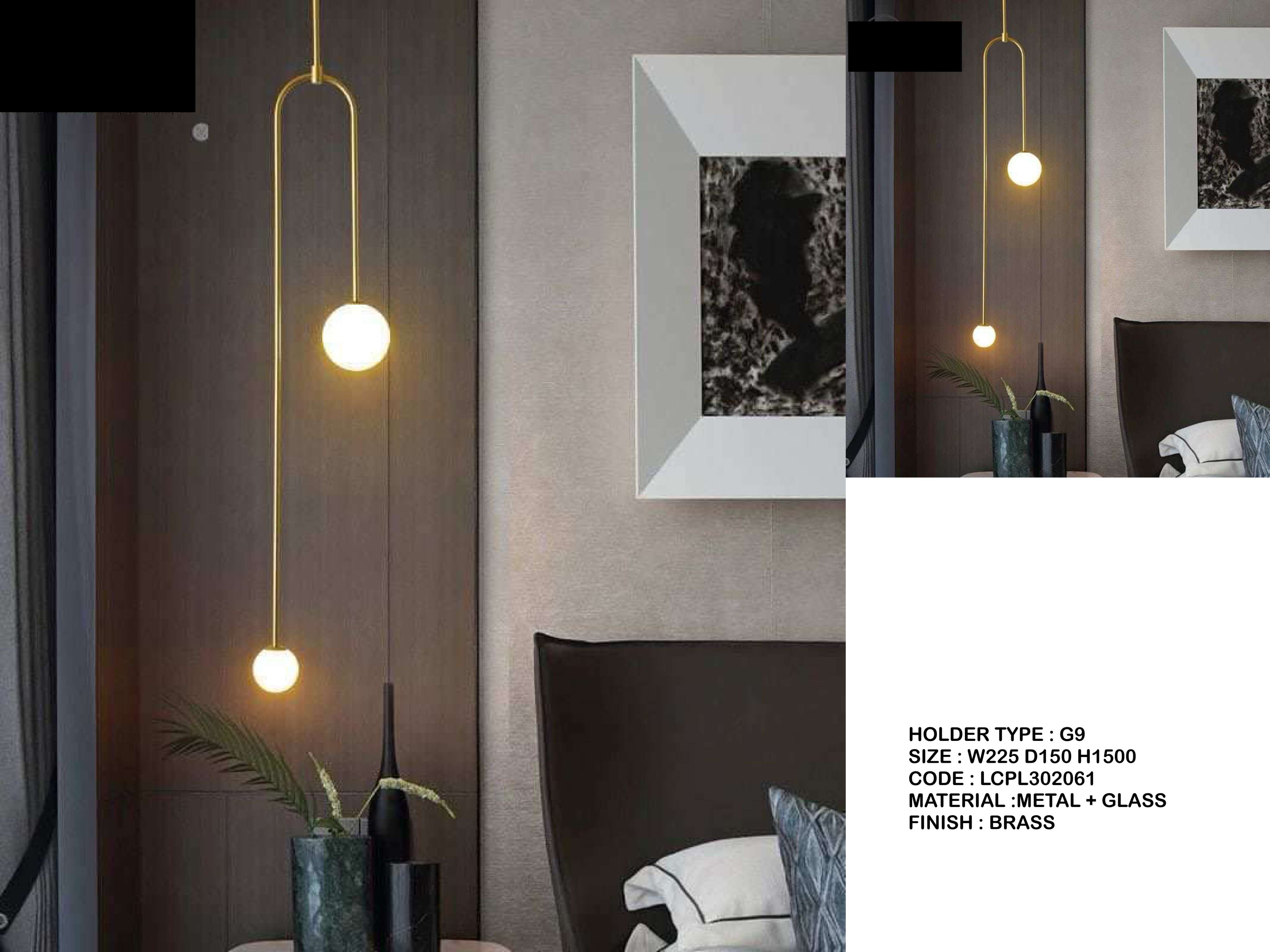 Beyond Lights - Brass Pendant Light- LCHL